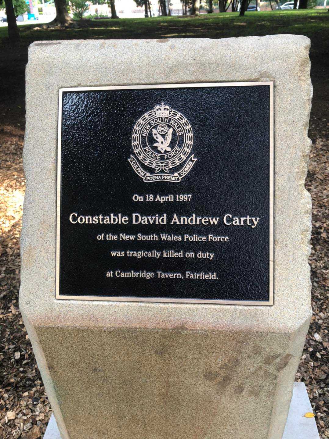 David CARTY Memorial