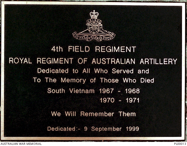 4 Field Regiment, Royal Regiment of Australian Artillery
