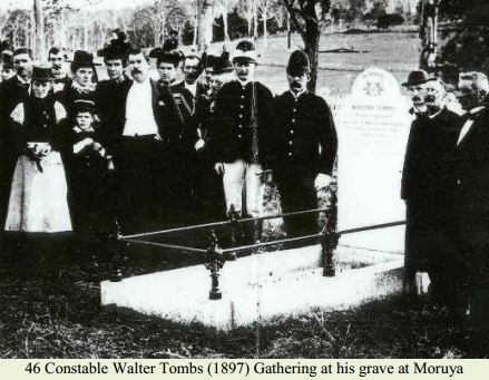 Constable Walter Tombs (1897) Gathering at this grave at Moruya Cemetery