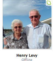 Henry & his wife in a skype photo