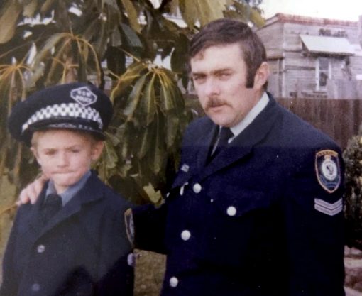 Young Adam HAMMOND with his father ROY ANTHONY HAMMOND<br />