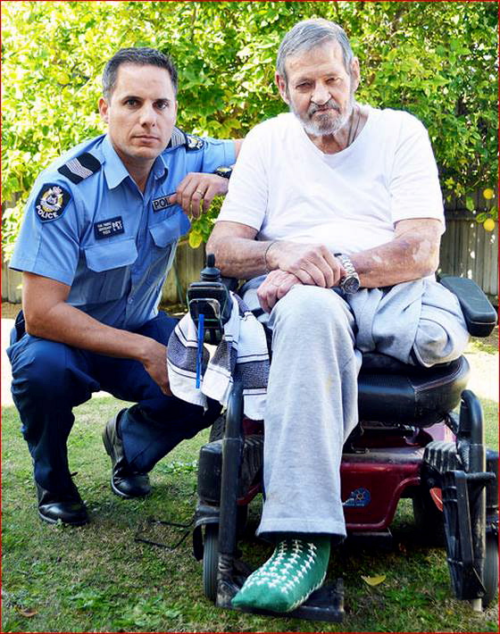 22 July 2015: A wheel-chair bound Rockingham man has been left “trapped” in his house after his gopher was stolen on Sunday night.