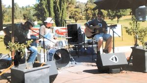 Peter Ensor loved playing guitar in a band.