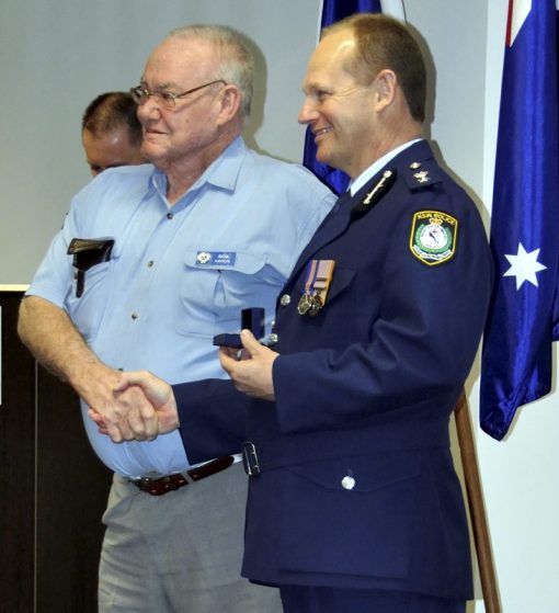 Retired Sgt Robert Edgar LAYTON ( Bob LAYTON ) # 10692 & Supt. Wayne Starling. Thursday 6 September 2012