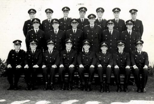 Robert John FLAVEL<br /> Roberts Cadet Class photo - Redfern Police Academy - two weeks before his death.