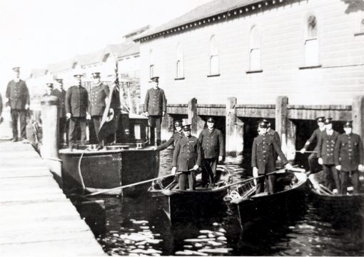 Sydney Water Police with the Cambria - 1930
