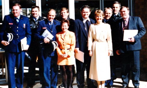 Official opening of Eagle Vale station 22 11 1996 