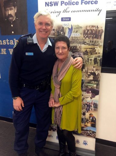 Senior Constable Anthony NEW &amp; Pam SUTTON.