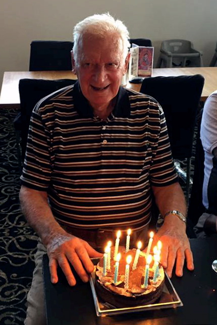 Kenneth Ronald WARK, Ron WARK, Ron WARK celebrating his 89th birthday - 2018