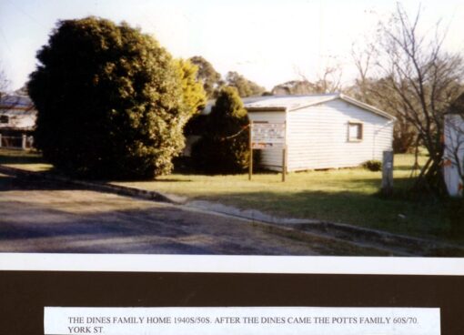 Bob DINE's first home in Tahmoor, NSW