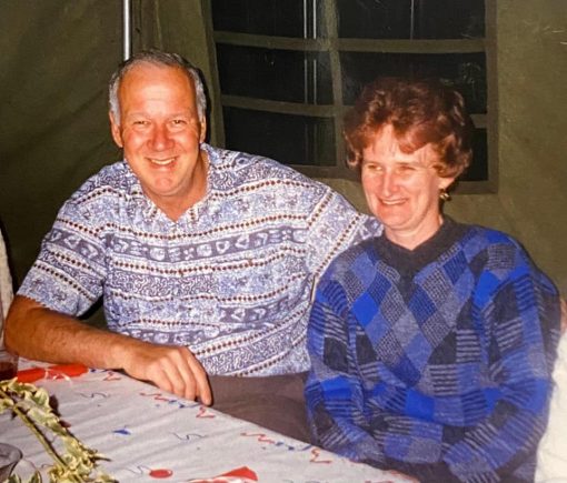 Christopher Michael KIRKMAN, Chris KIRKMAN with his wife Lyn KIRKMAN